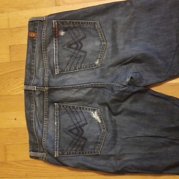 7 For all Mankind Jeans 36 x 32 Pre-Owned - Picture 6 of 9